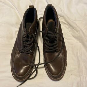 Men’s Brown leather Aldo high top shoes
